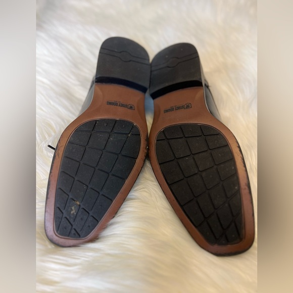 Men’s Dress Shoe by Stacy Adams Black Medium Shine Calhoun Moc Toe Oxford - Picture 5 of 14